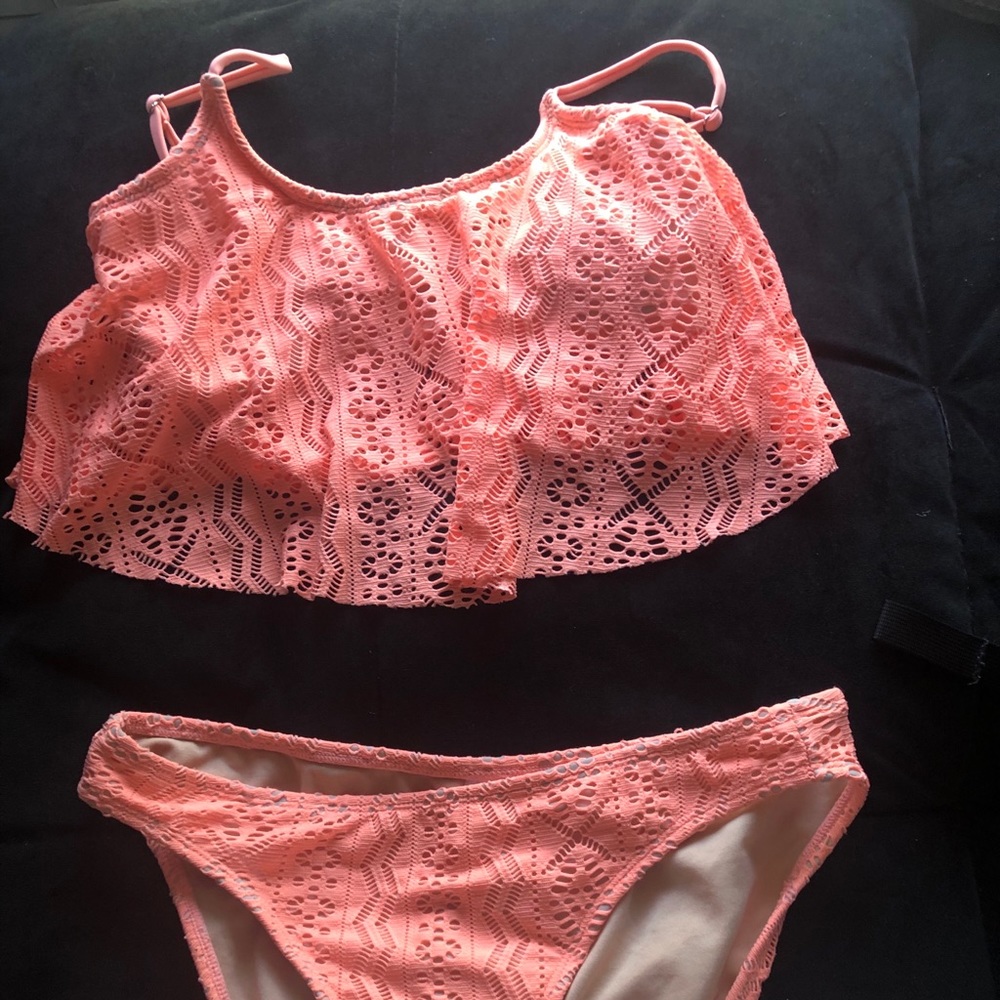 coral medium swimsuit with padding